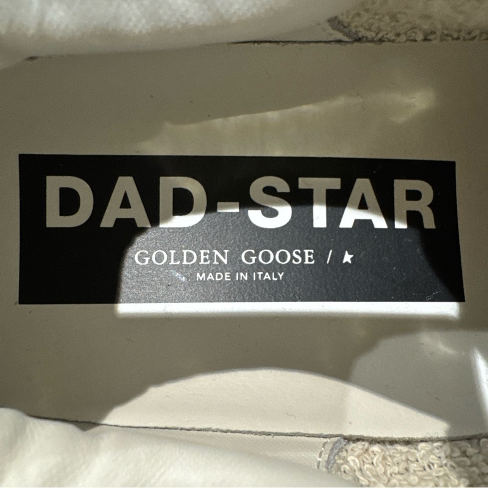 Golden Goose Women's Running Dad-Star Sneaker Suede Silver Mesh BNIB - Picture 12 of 14